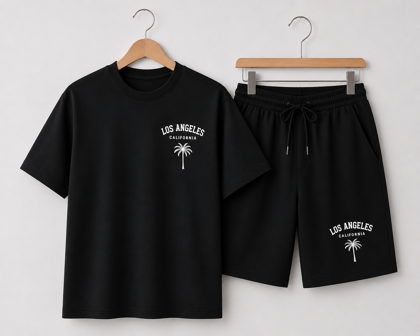 Men’s Los Angeles Palm Graphic T-Shirt & Shorts Set