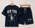 Men’s New York City Graphic T-Shirt & Shorts Set