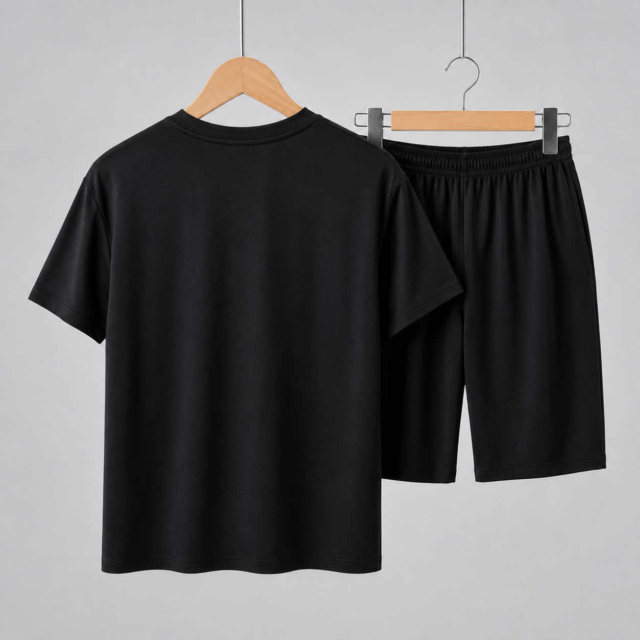 Men’s Minimal Comfort T-Shirt & Shorts Set