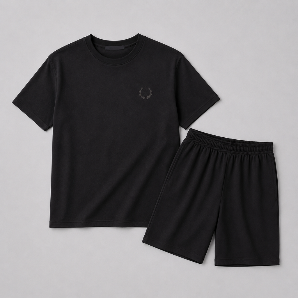 Men’s Minimal Comfort T-Shirt & Shorts Set