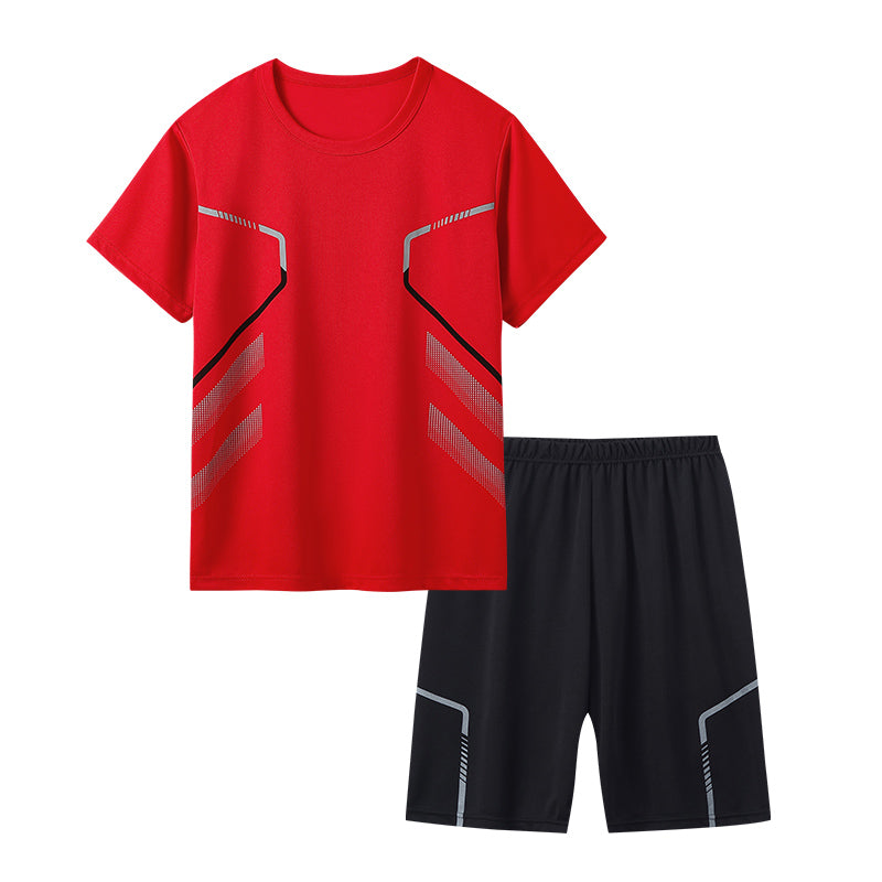 Men’s Active Sport T-Shirt & Shorts Set